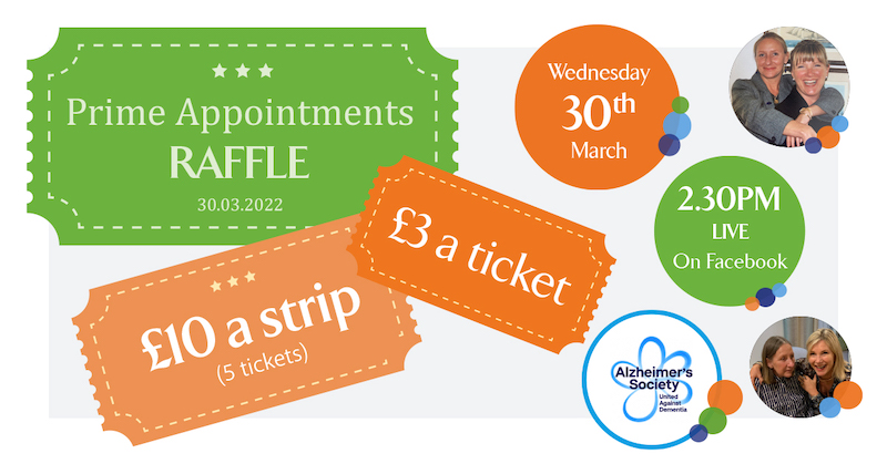 Prime Appointments raising money for its Alzheimer's charity