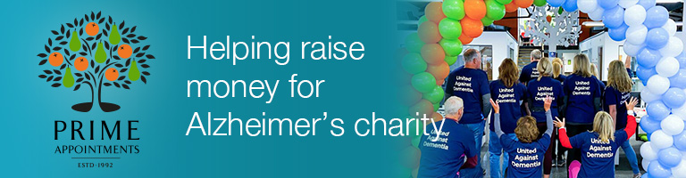 Prime Appointments raising money for its Alzheimer's charity
