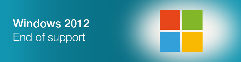 Windows 2012 Server will no longer be supported.