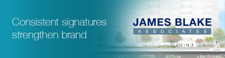 Exclaimer provides consistent branding for James Blake Associates