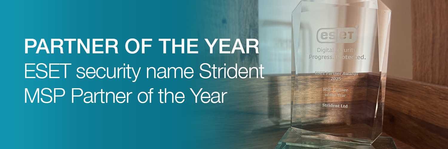 Strident named Partner of the Year by ESET
